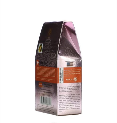 چای تسکین دهنده درد قاعدگی پی ام اس Organic PMS Be Gone Fruits Tea