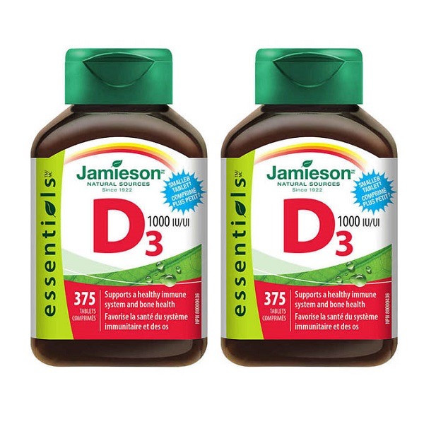 ویتامین دی 3 جمیسون Jamieson Vitamin D3(۳۷۵عددی) پک تک
