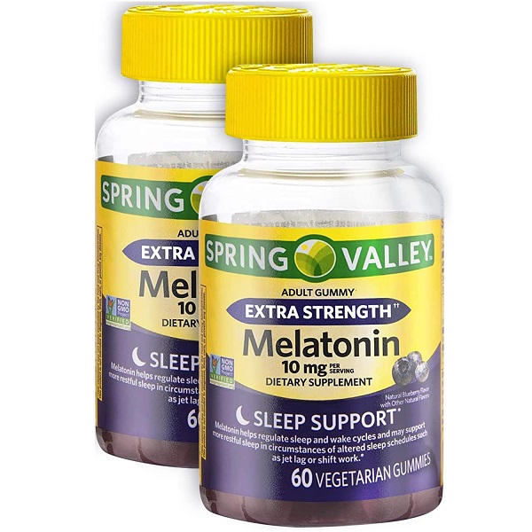 ملاتونین اسپرینگ والی 10 میلی گرم 60 عدد Spring Valley Melatonin