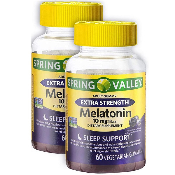 ملاتونین اسپرینگ والی 10 میلی گرم 60 عدد Spring Valley Melatonin