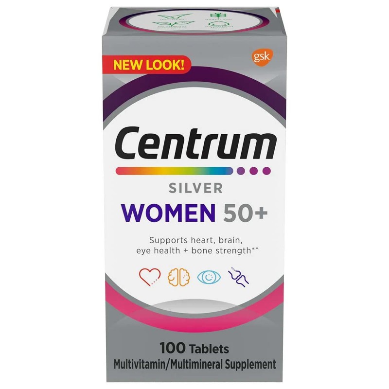 مولتی ویتامین سنتروم بانوان بالای 50 سال Centrum Women (90 عددی)