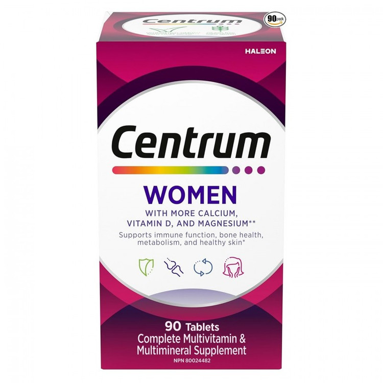 مولتی ویتامین سنتروم بانوان Centrum Woman (90 عددی)