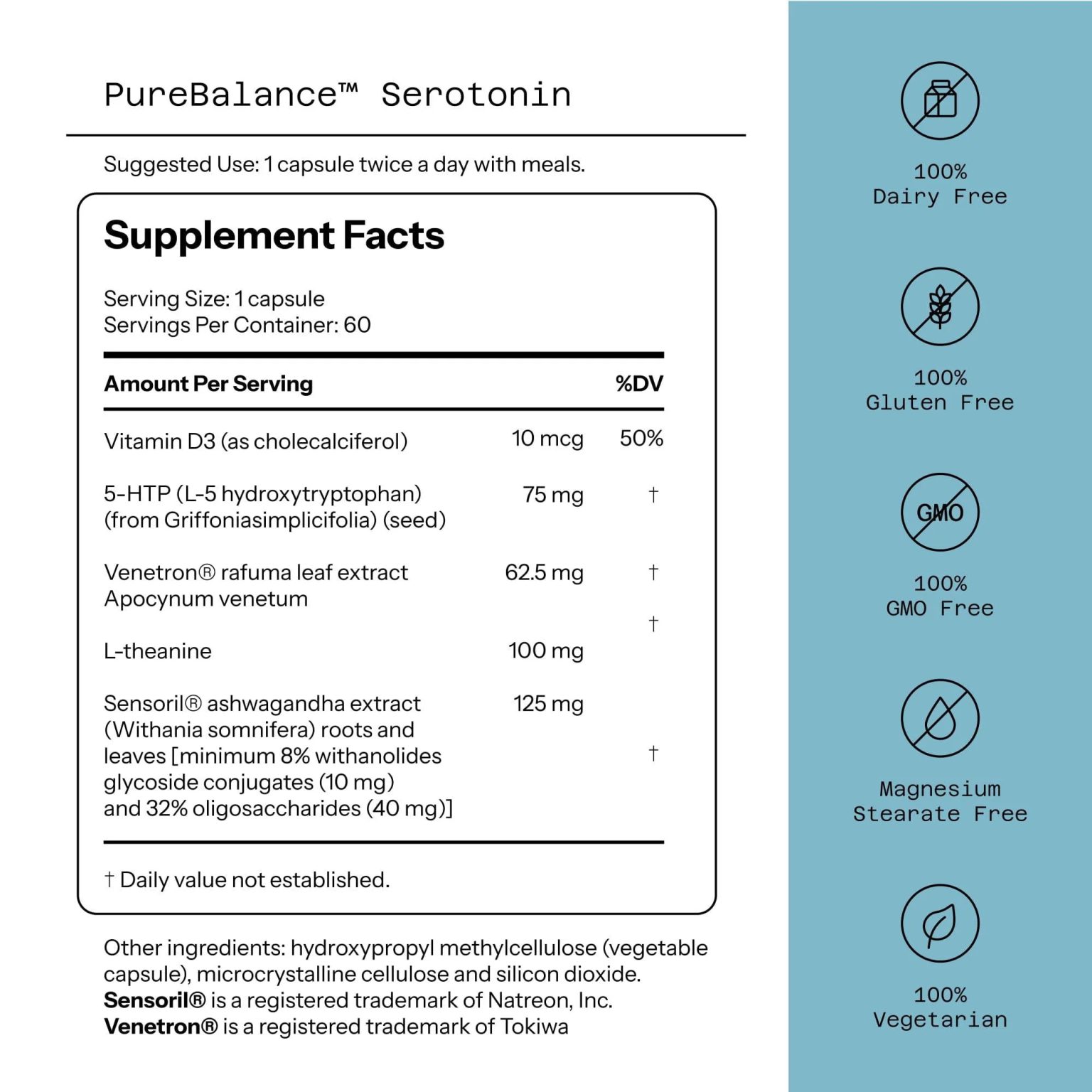 سروتونین پیور بالانس کوالیتی اف لایف PureBalance™ Serotonin Quality of Life