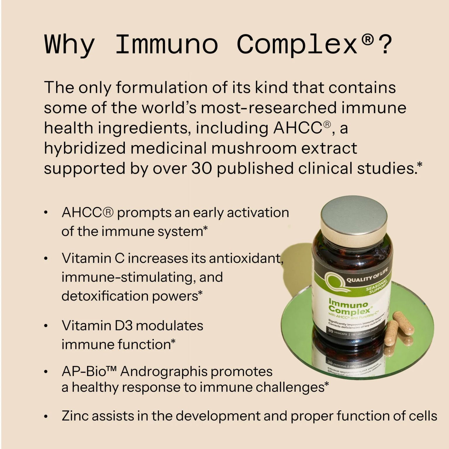 ایمونو کمپلکس کوالیتی اف لایف Immuno Complex Quality of Life
