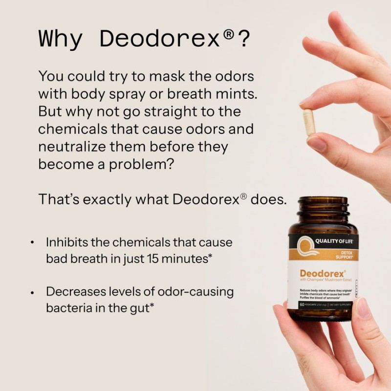کپسول تقویت سیستم ایمنی بدن Quality of LIfe Deodorex (60 عددی)