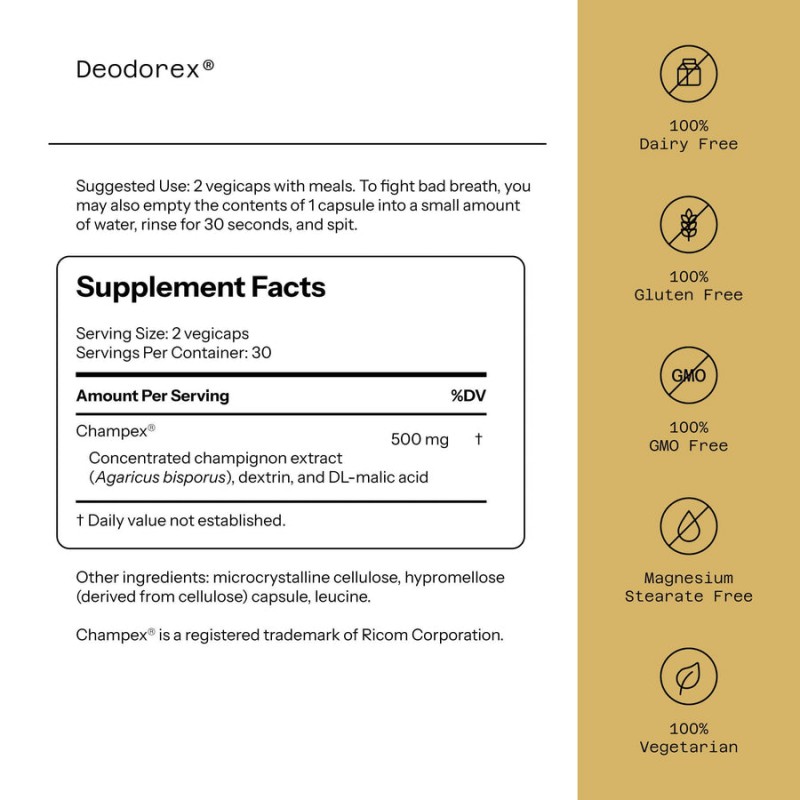 کپسول تقویت سیستم ایمنی بدن Quality of LIfe Deodorex (60 عددی)