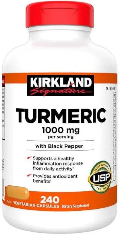 عصاره زرچوبه کرکلند ۲۴۰ عددی Turmeric kirkland