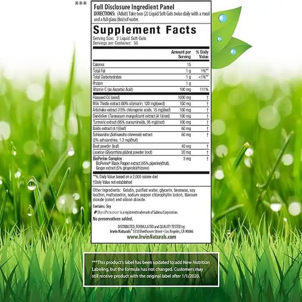 خار مریم اروین نچرالز Irwin Naturals Milk Thistle
