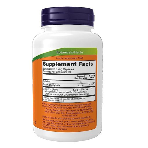 عصاره دارچین ناو - Cinnamon Bark 600 mg