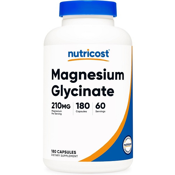 گلیسینات منیزیم ناتری کاست Nutricost Magnesium Glycinate