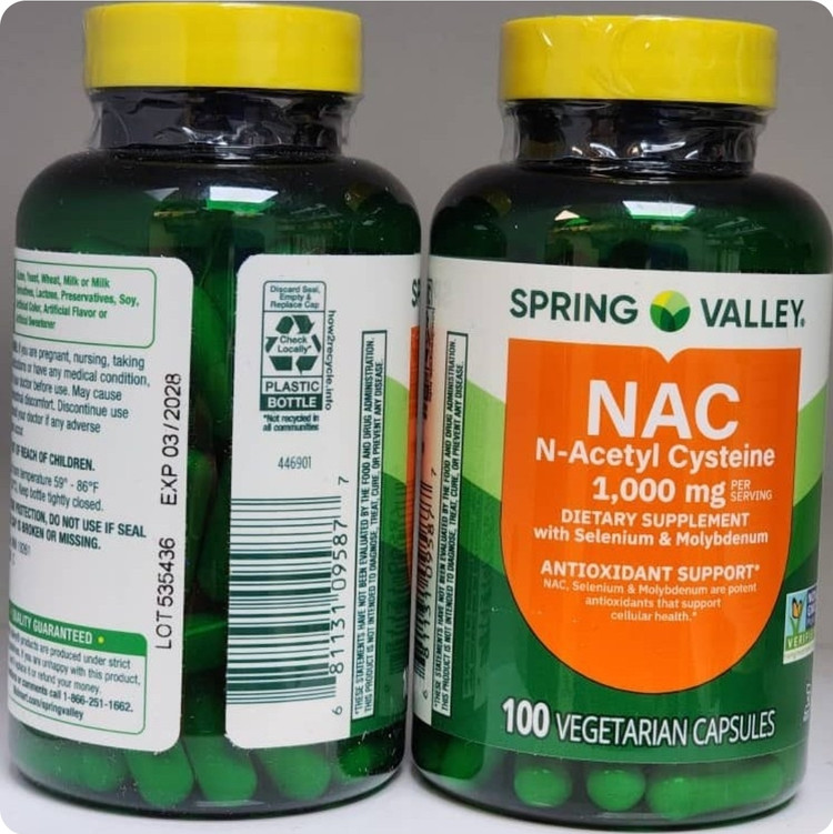 NACاسپرینگ والی امریکا 1000mg عددی 100