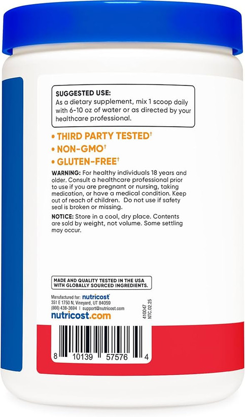 پرویوتیک فیبر 454گرم ناتریکاستNutricost Prebiotic Fiber Unflavored