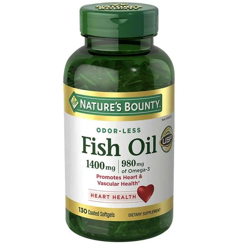 فیش اویل روغن ماهی نیچرز بونتی.(۱۳۰عددی) Nature’s Bounty Fish Oil 1400