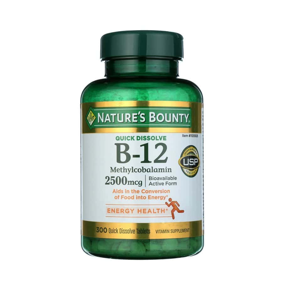 ب ۱۲ نیچرز بونتی ۳۰۰ عددی، Nature’s Bounty B-12 300 capsules (اصل)