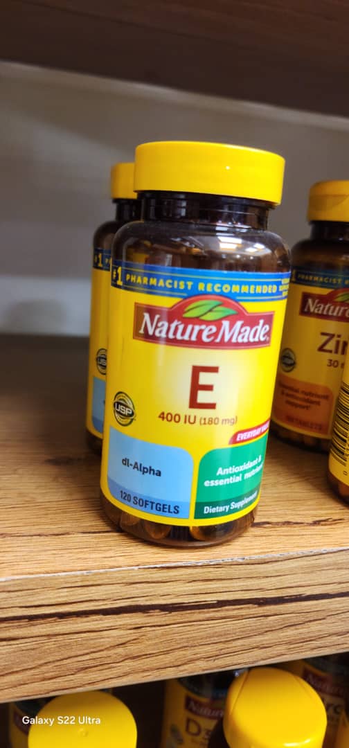ویتامین ای ۴۰۰ (۱۲۰عددی)Naturemade E400