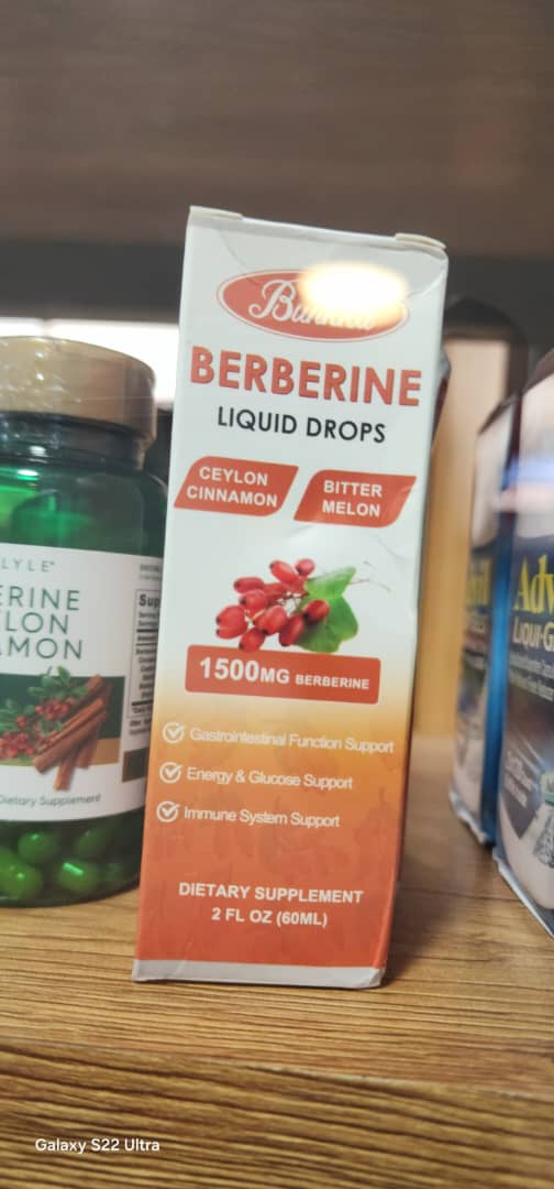 قطره بربرین (۶۰میل)Berberine Supplement with Ceylon Cinnamon
