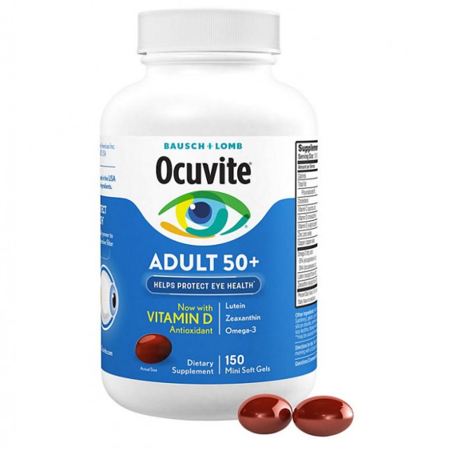 مولتی ویتامین تقویت چشم اکواویت +۵۰سالOcuvite Adult 50+