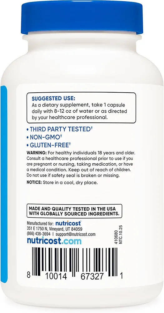 الکترولیت کامپلکس ناتری کاست(۱۲۰عدد)Nutricost Electrolyte Complex Advanced Hydration