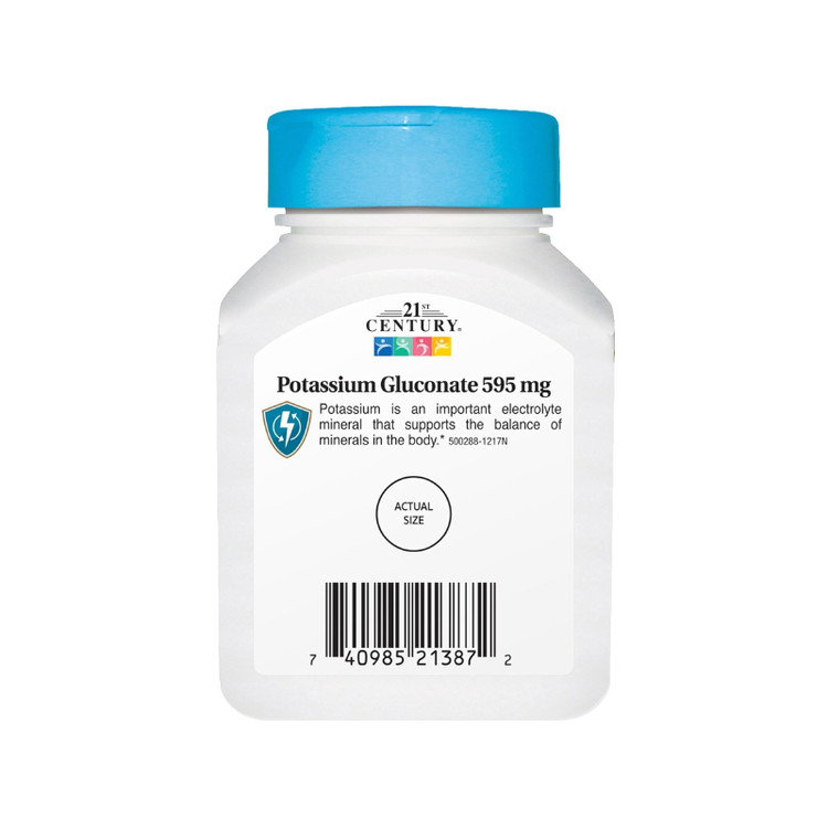 پتاسیم گلوکونات (۱۱۰عددی)21 سنتری 21st Century Potassium Gluconate
