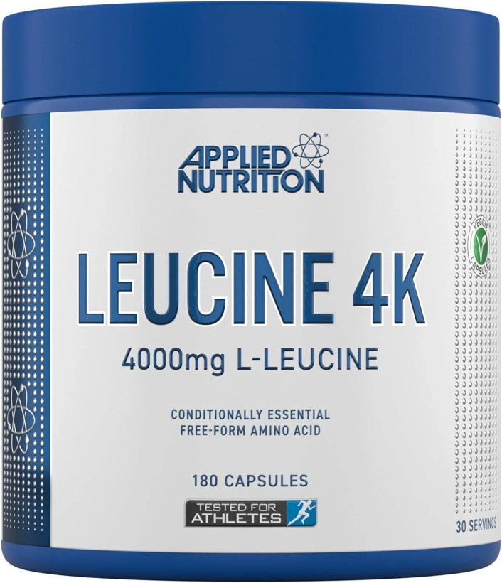 آمینو اسید لوسین 4K اپلاید نوتریشن - 400 میلی گرم ال-لوسین (180 قرص - 45 سروینگ)