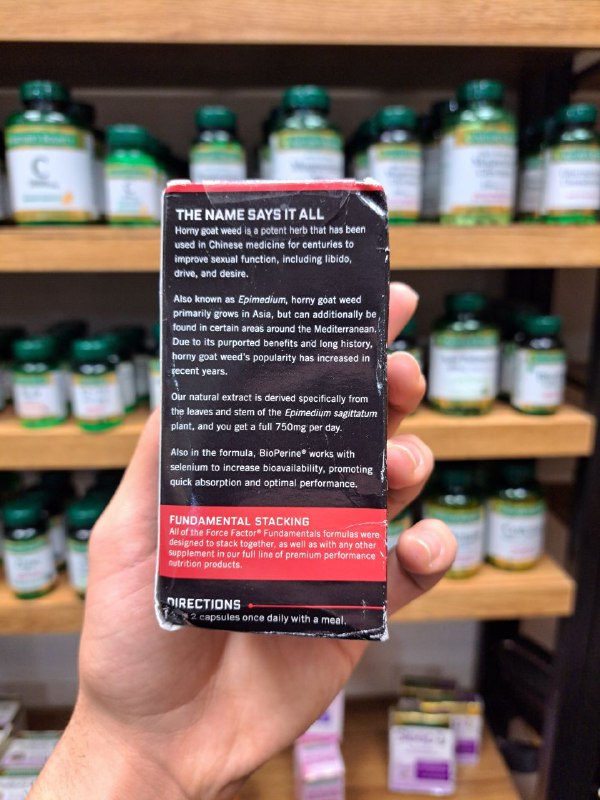 هورنی گوت پلاس فورس فکتور Force Factor Horny Goat Weed