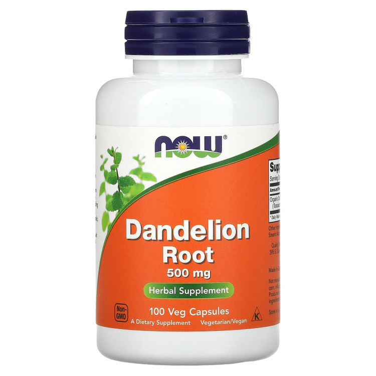 ریشه قاصدک ناو فودز – ۵۰۰ میلیگرم – ۱۰۰ کپسول گیاهی NOW Foods Dandelion Root, 500 mg, 100 Veg Capsules