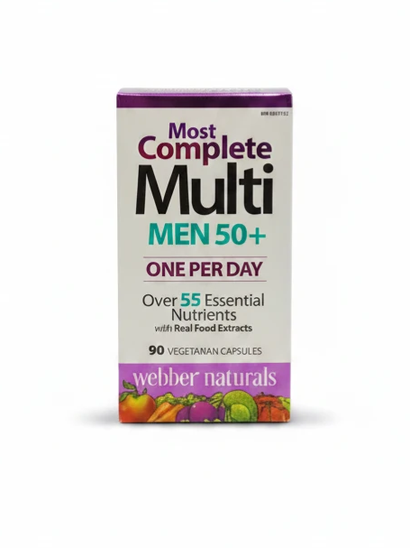 مولتیویتامین کامل آقایان بالای 50 سال وببر نچرالز – Webber Naturals Multi Men 50+**
