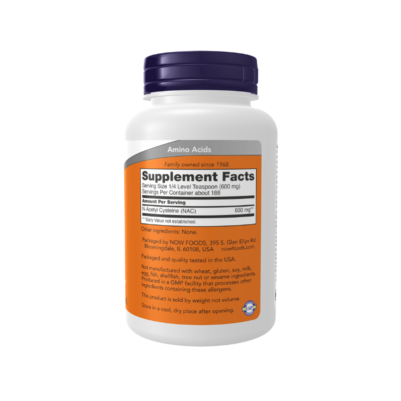 ناک (ان ایسی) ناو فودز Now Foods Now Foods NAC Pure Powder
