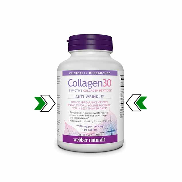 کلاژن پپتاید وبر نچرالز – Webber Naturals Collagen Peptides 180Tab
