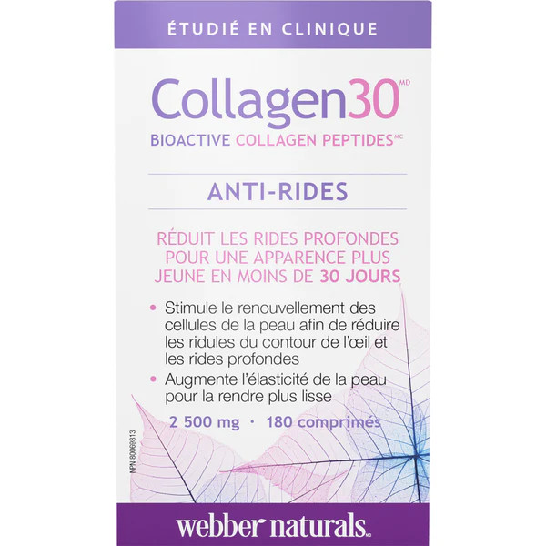 کلاژن وبر نچرالز بیواکتیو Webber Naturals Collagen30 bioactive