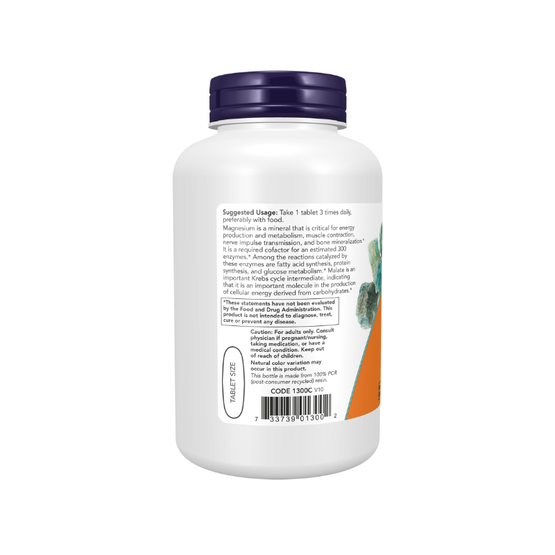 منیزیم مالات ناو فودز Now Foods Magnesium Malate Tablets