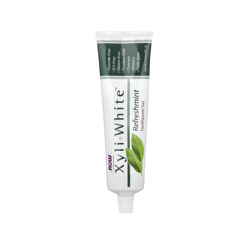 خمیردندان ژلی با نعناع زایلیوایت ریفِرِشمینت ناو فودز Now Foods XyliWhite Refreshmint Toothpaste Gel