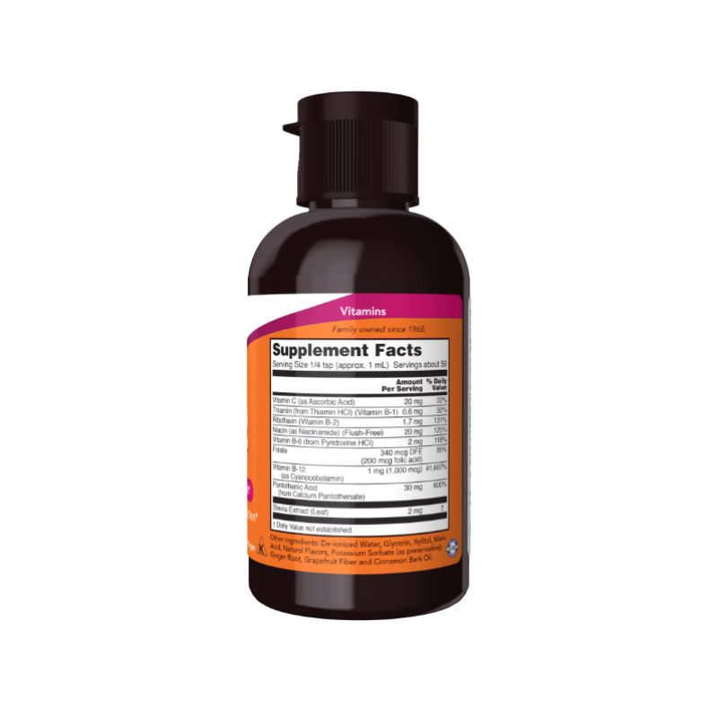 ویتامین مایع B-12 کمپلکس ناو فودز Now Foods Vitamin B-12 Complex Liquid