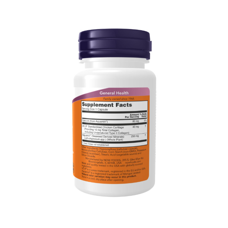 کلاژن تایپ دو یو سی تو ناو فودز ۶۰تاییNow Foods UC-II Type II Collagen Capsules