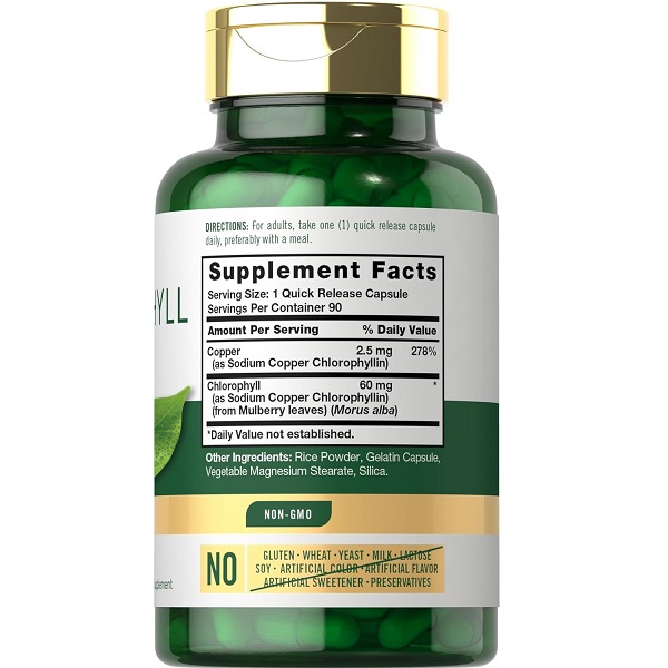 کلروفیل کارلایل 60 میلی گرم ۹۰تایی Carlyle Chlorophyll
