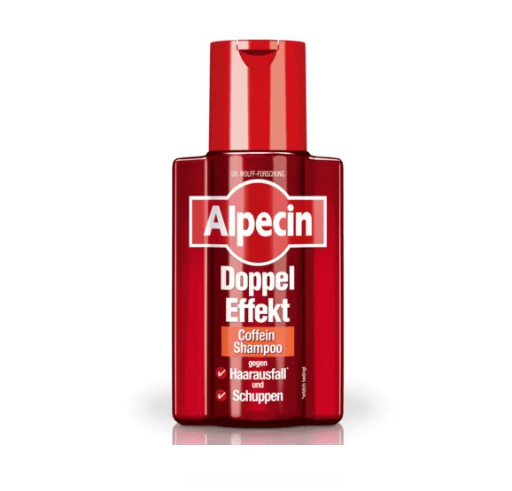 شامپو دابل افکت کافئین آلپسین؛ ضد ریزش و ضد شوره Alpecin Double Effect Shampoo (200ml) OFF