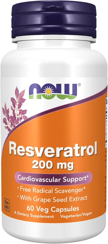 رزوراترول ۳۵۰ میلیگرم ناو فودز 60عددی – NOW Foods Extra Strength Resveratrol 350 mg