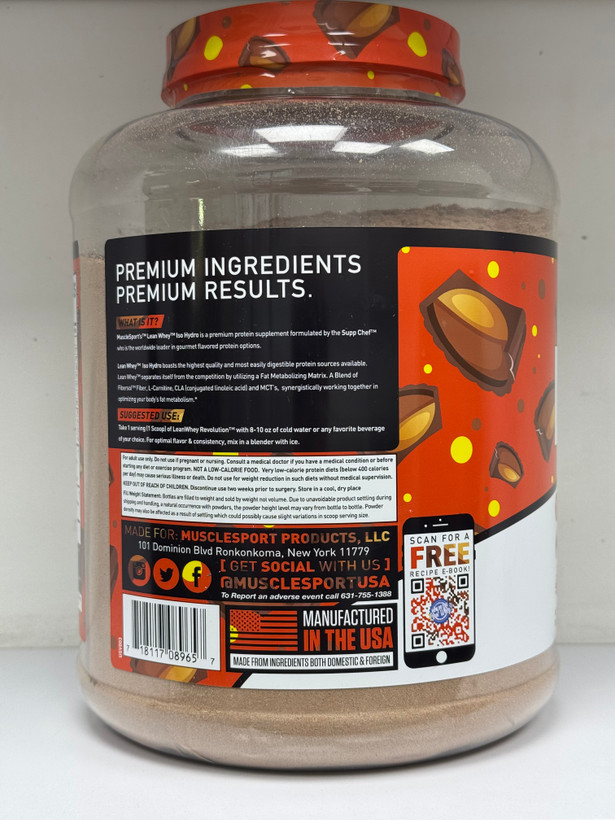 پروتیین لین وی ماسل اسپورت امریکا Lean whey muscle sport