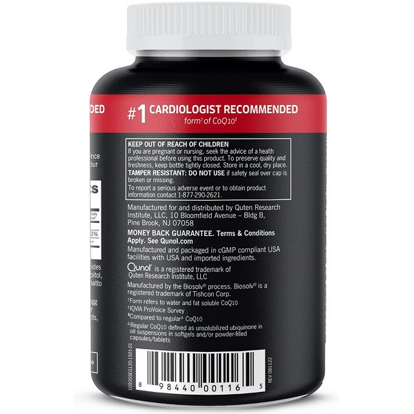 کوآنزیم کیوتن کیونول Qunol Ultra CoQ10 100mg