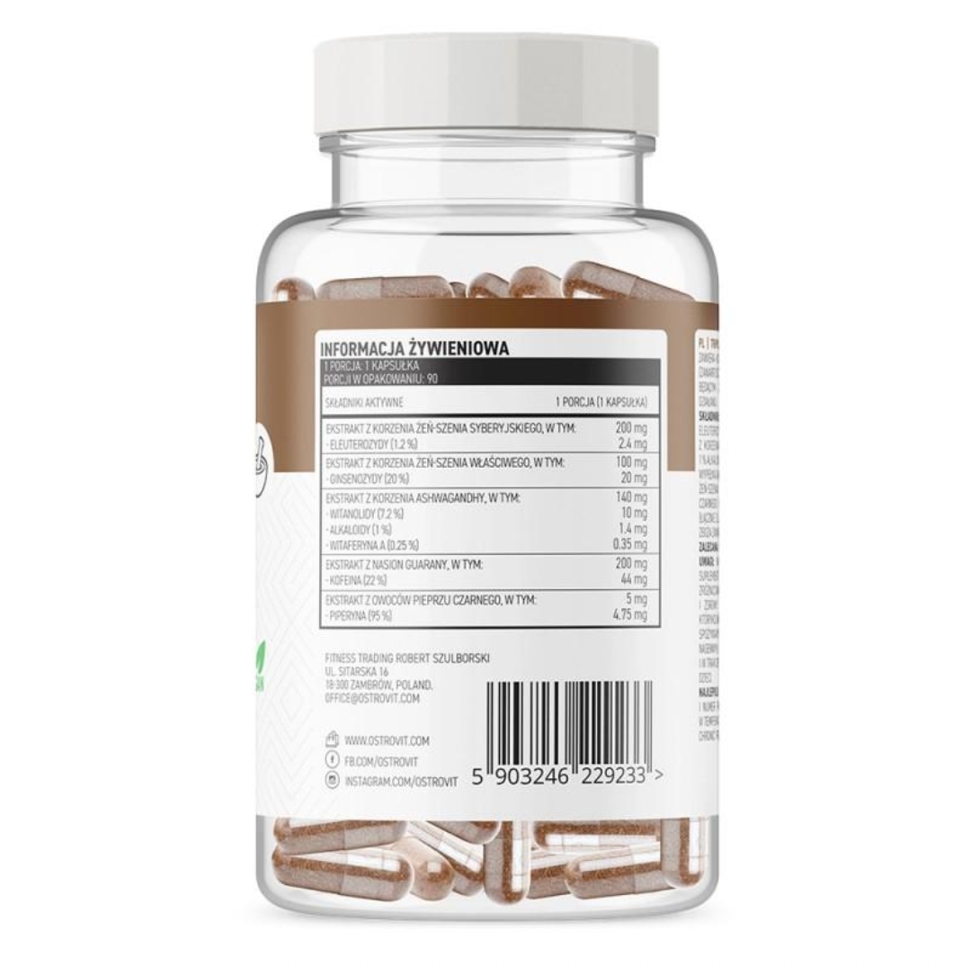 تریپل جینسینگ استروویت ۹۰ عددیOstroVit Triple Ginseng