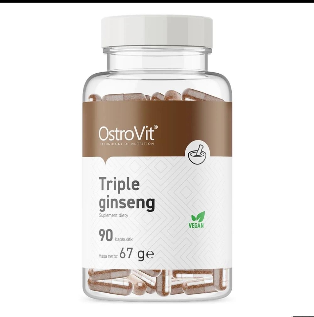 تریپل جینسینگ استروویت ۹۰ عددیOstroVit Triple Ginseng