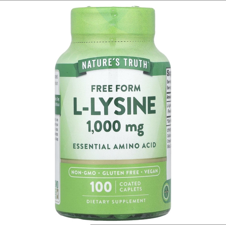 ال-لیسین نیچر تروث ۱۰۰۰ میلیگرم – ۱۰۰ عددیNature’s Truth L-Lysine 1000 mg