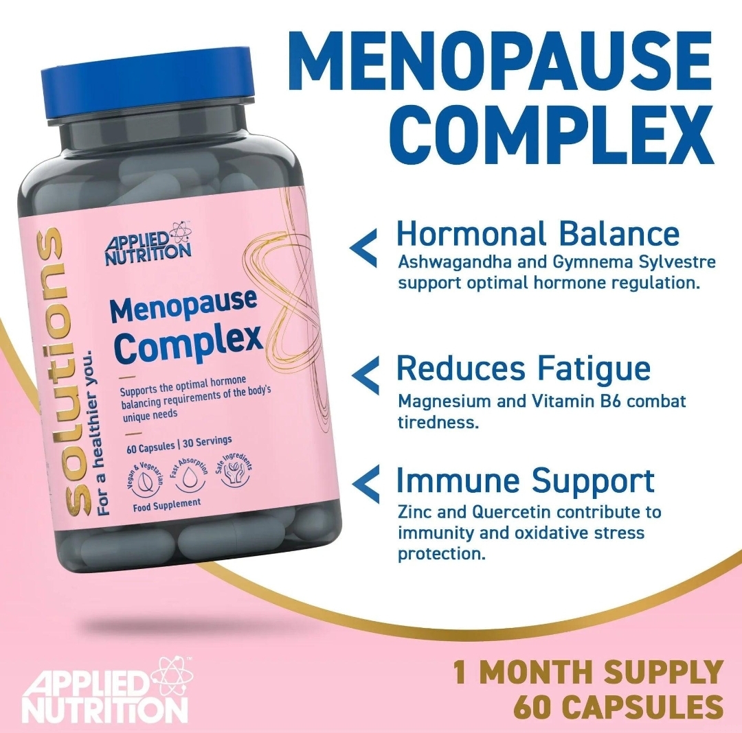 منوپاز کمپلکس اپلاید نوتریشن – ۶۰ عددی Applied Nutrition Menopause Complex