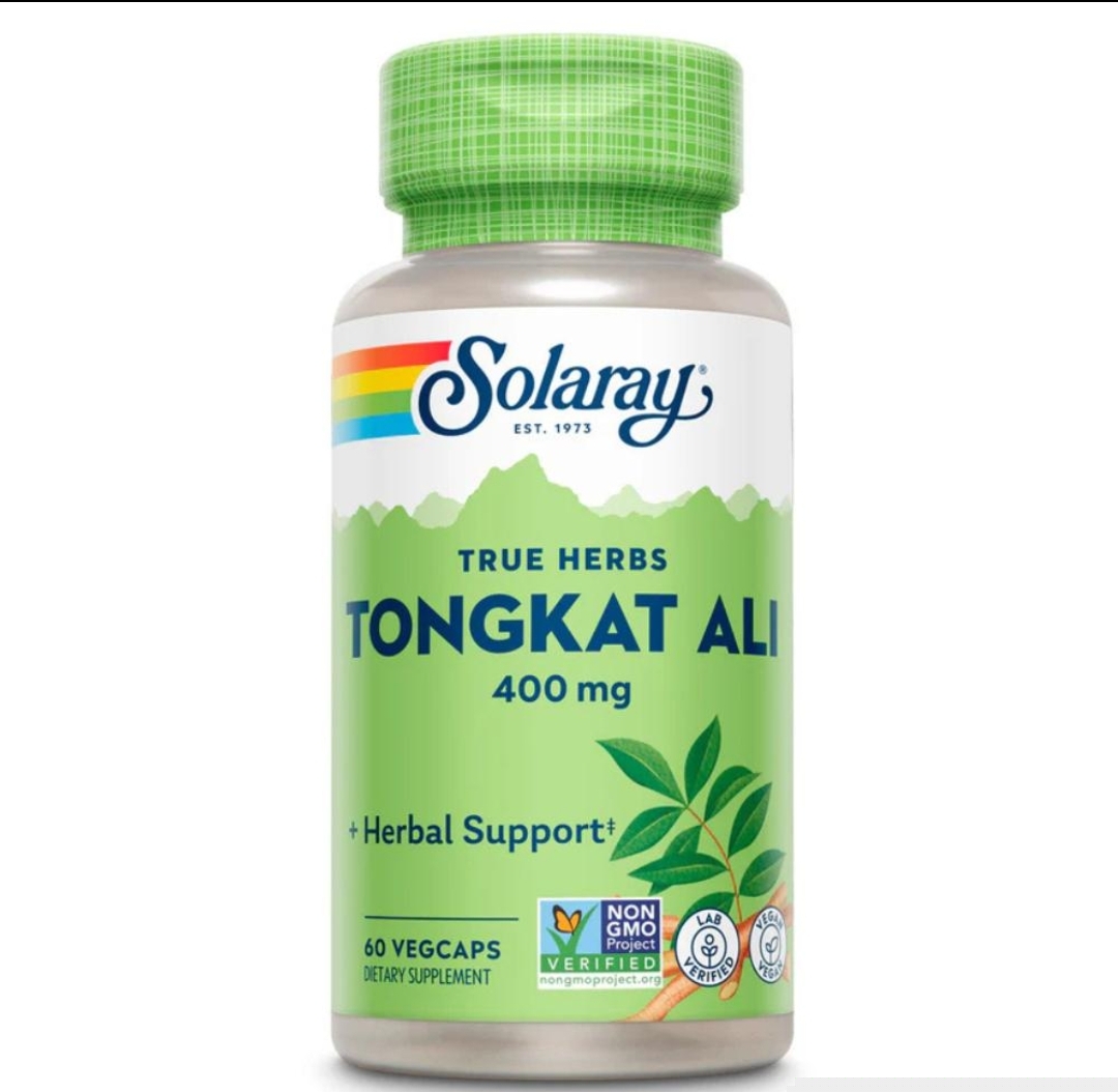 تونگکات علی سولارای ۴۰۰ میلیگرم – ۶۰ عددیSolaray Tongkat Ali 400 mg