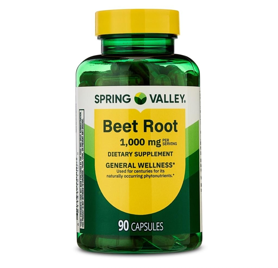 چغندر قرمز(Beet Root) Spring Valley – ۱۰۰۰ میلیگرم، ۹۰ عددیSpring Valley Beet Root