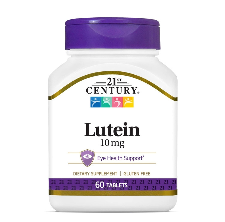 لوتئین 21st Century – ۱۰ میلیگرم، ۶۰ عددی21st Century Lutein 10 mg