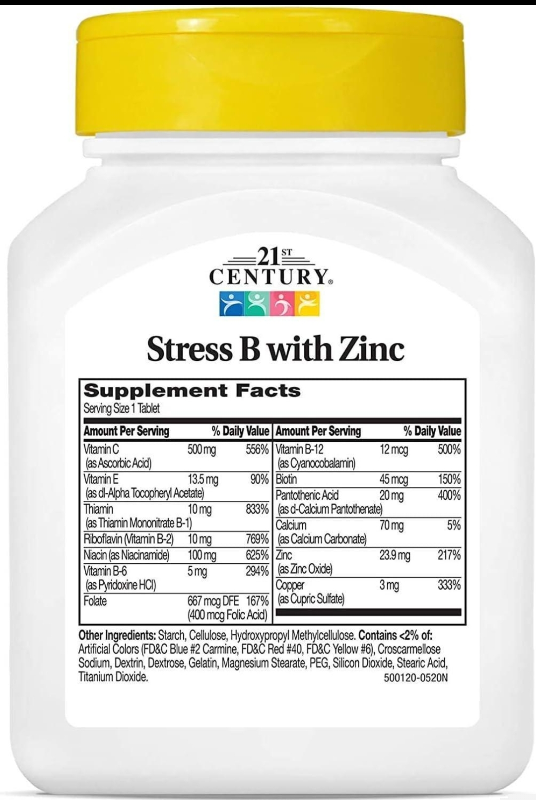 استرس B با زینک 21st Century – ۶۶ عددیStress B with Zinc