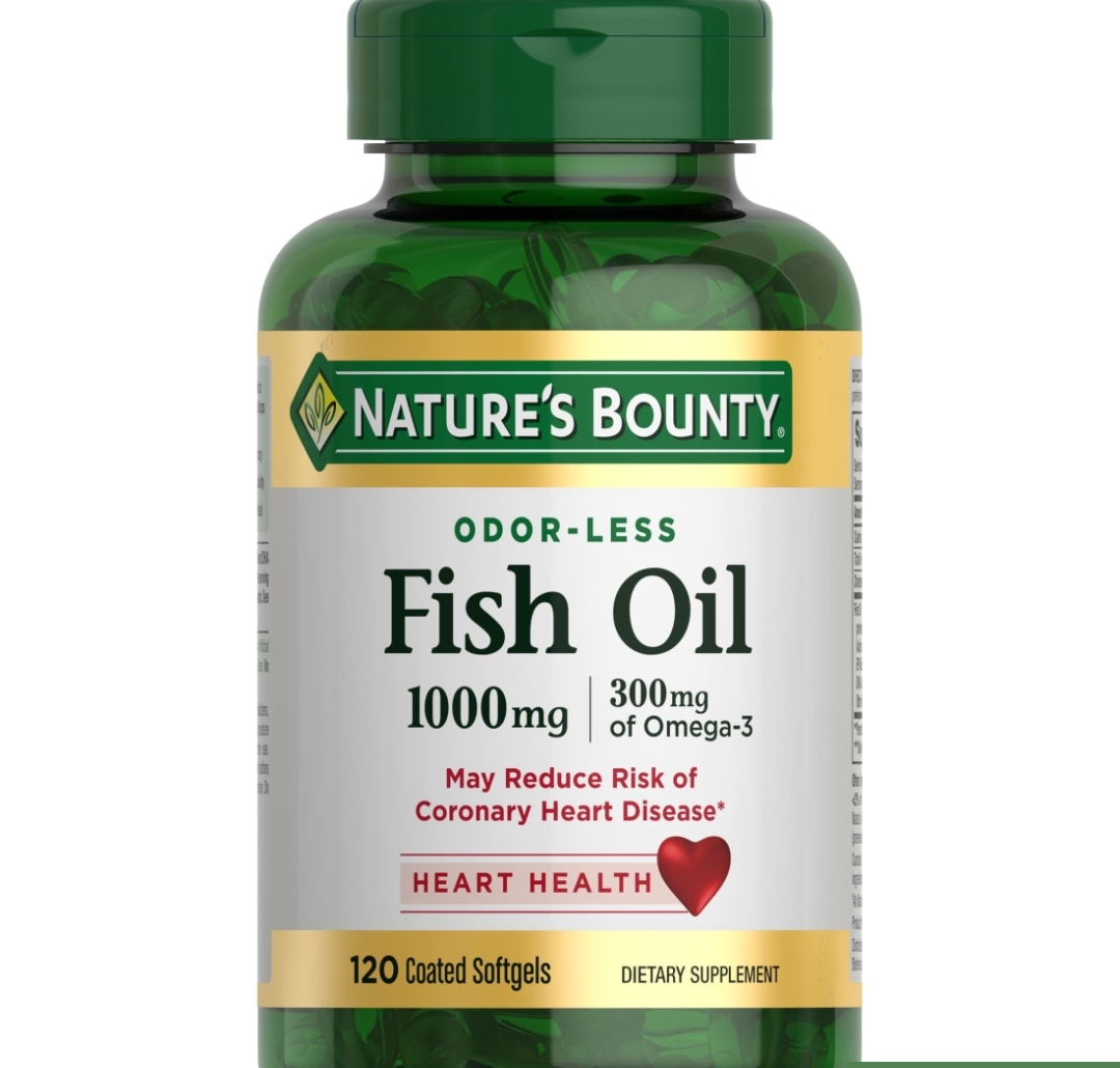 فیش اویل ۱۰۰۰ میلیگرم نیچرز بونتی – ۱۲۰ عددیFish Oil 1000 mgNature’s Bounty