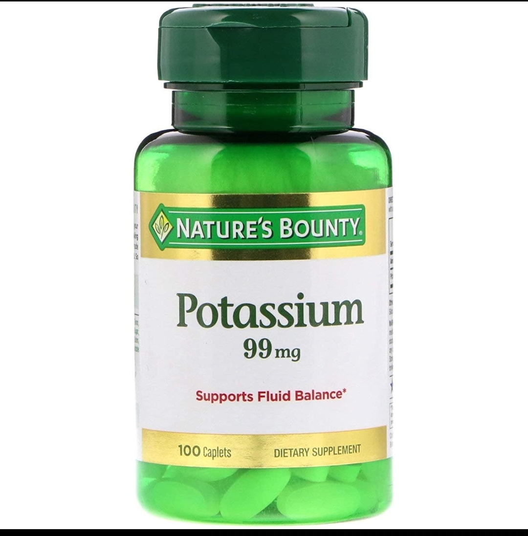 Nature’s BountyPotassium Gluconateپتاسیم ۹۹ میلیگرم نیچرز بونتی – ۱۰۰ عددی