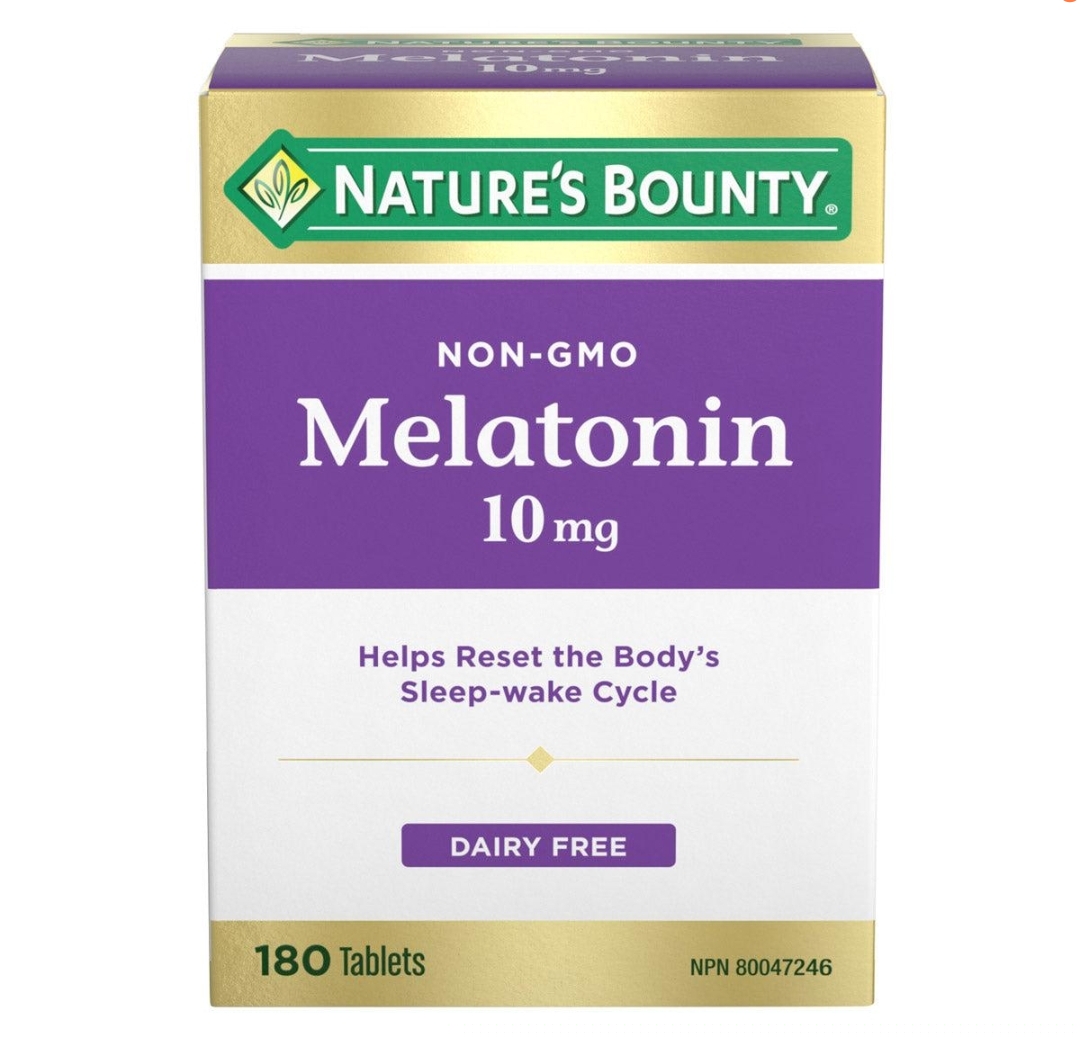 ملاتونین ۱۰ میلیگرم Nature’s Bounty – ۱۸۰ عددی